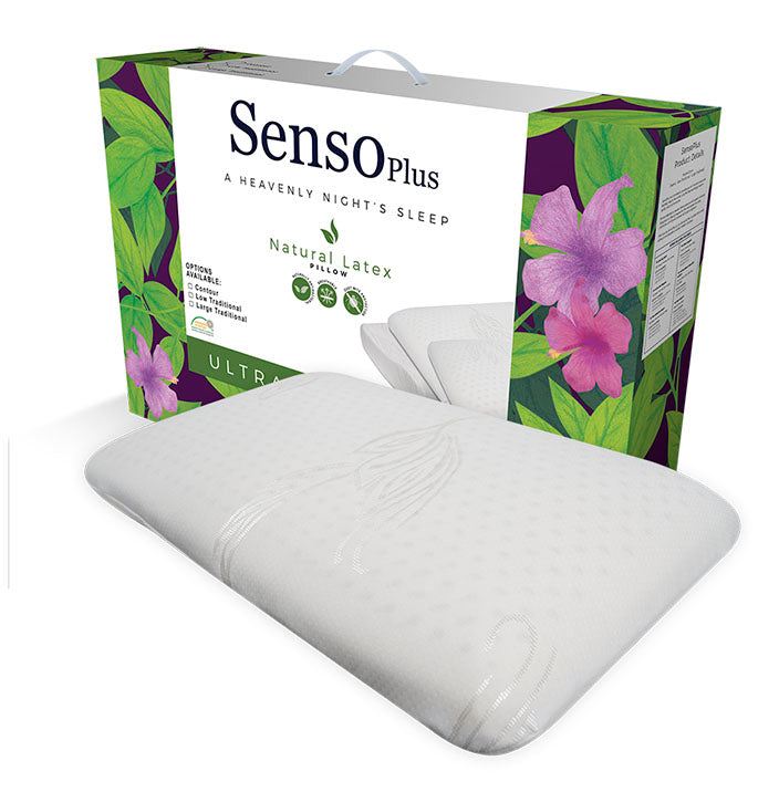 Senso Plus Natural Latex Pillow – Low Profile Ultra Soft – view 2