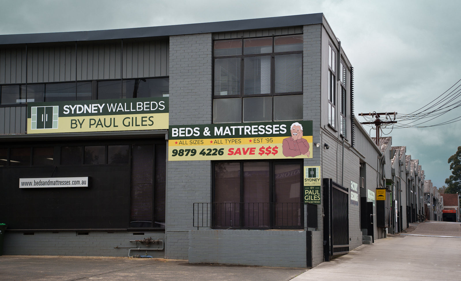 The Paul Giles showroom on Buffalo Road, Gladesville