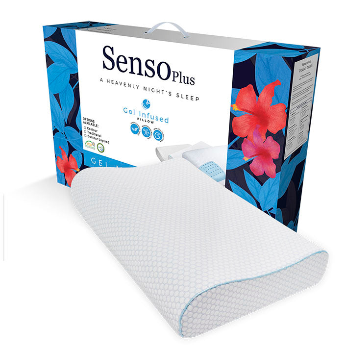 Senso Plus SensoGel Contoured Cooling Pillow – Gift Boxed – view 3