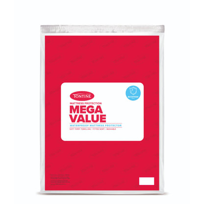 Tontine Mega Value Waterproof Mattress Protector