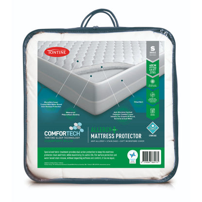 Tontine Comfortech Allergy Plus Stain Ease Mattress Protector