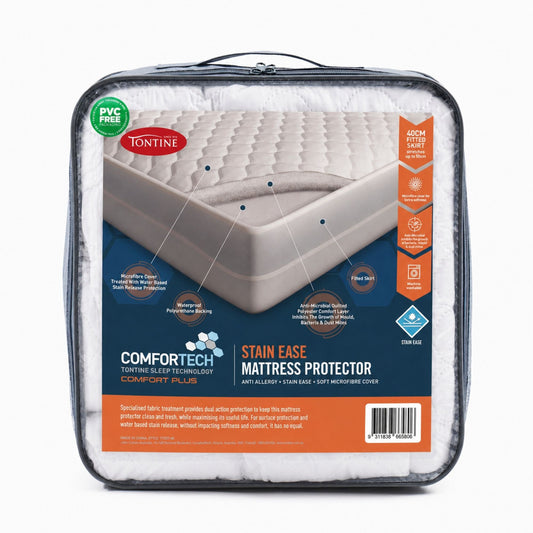 Tontine Comfortech Stain Ease Waterproof Mattress Protector