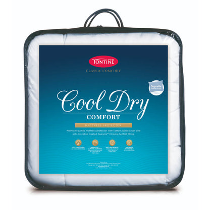 Tontine Classic Comfort Cool Dry Mattress Protector - Japara Cotton Cover