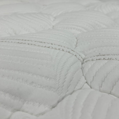 Close-up of the Bliss mattress quilted stretch knit cover
