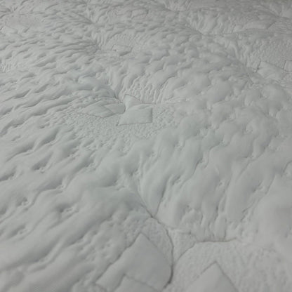 Close-up of the Heaven mattress quilted cooling knit cover