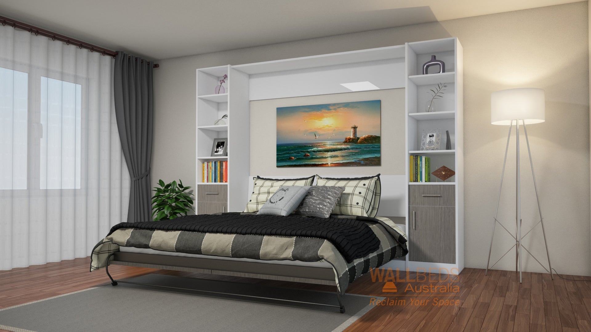 Get a spare room back with a wallbed